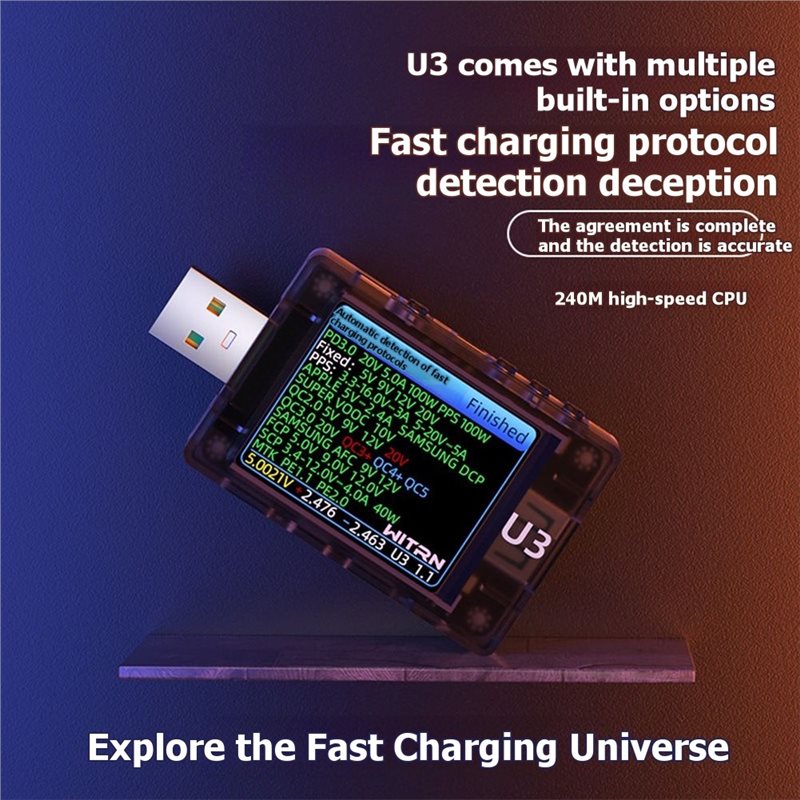 Tools Qc - Probador USB AB41 U3 3.1 PD