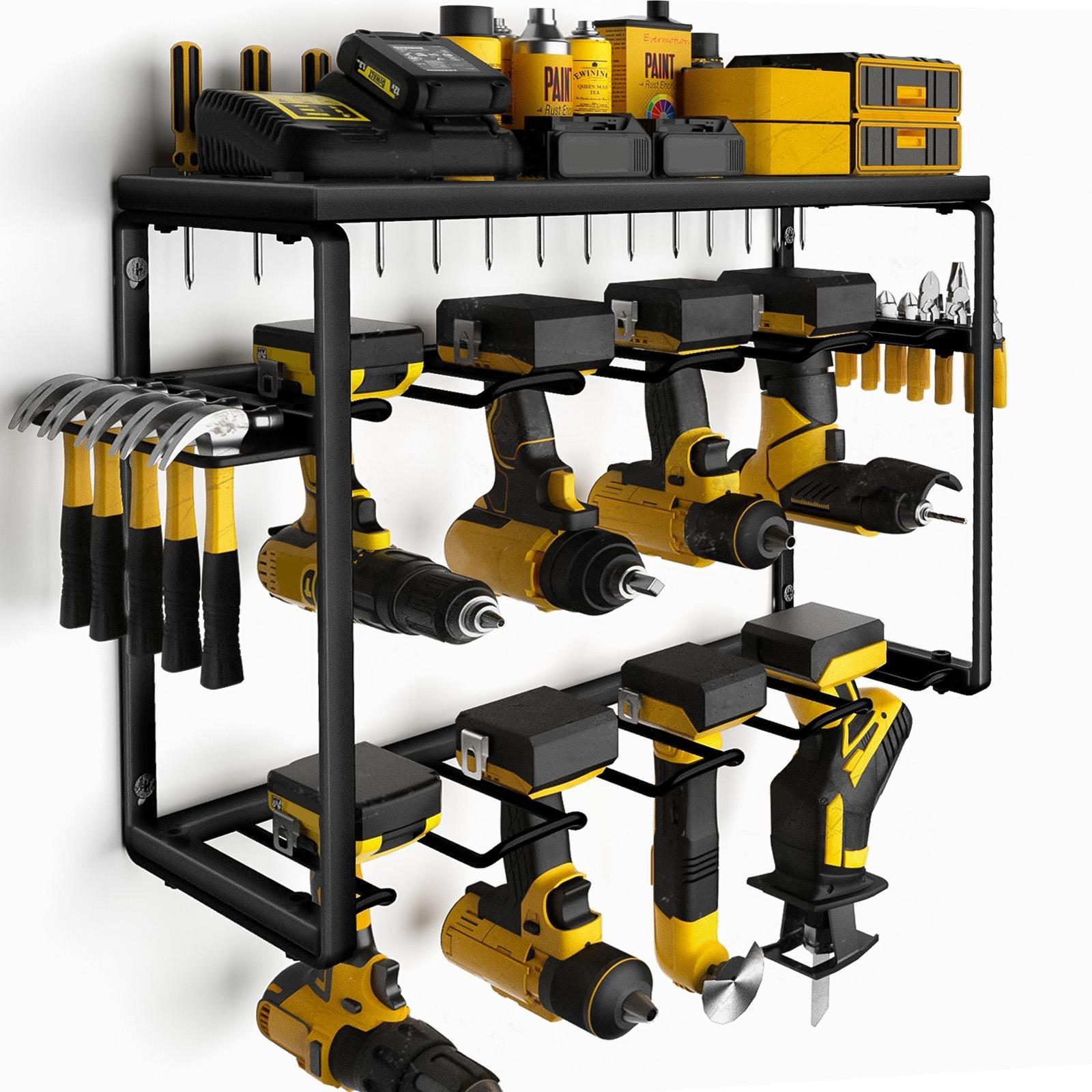 Workshop Tools Shelf - Organizador de Herramientas Eléctricas de Metal