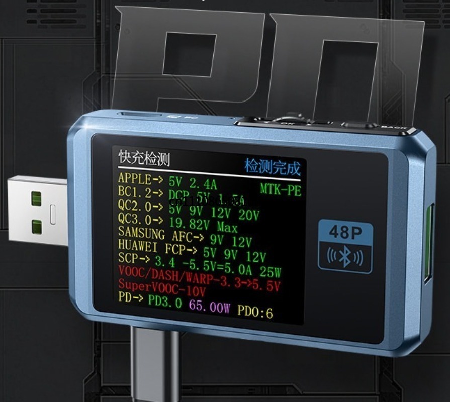 Tools Qc - Probador de Voltaje y Corriente USB