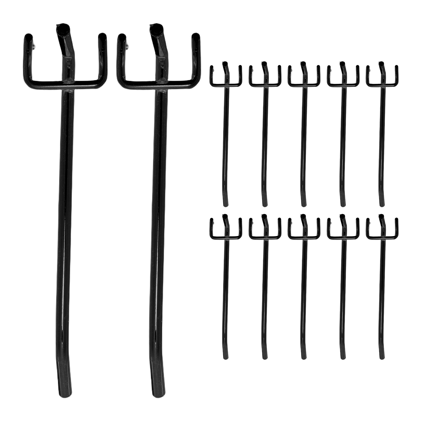 Workshop Tools Display - 30 Ganchos para Tablero Perforado, Resistentes,