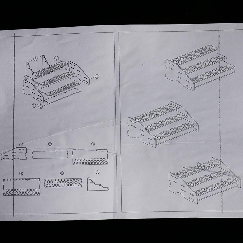 Workshop Tools Shelf - Soporte de Madera para Pinturas, Organizador