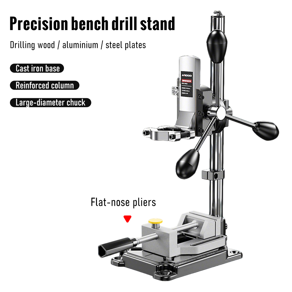 Drill Press Bench - Soporte Ajustable para Taladro Eléctrico, Taladro