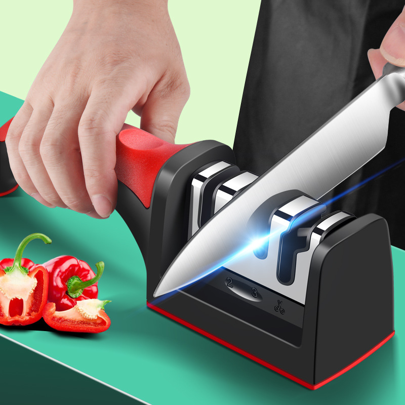 Workshop Tools Knife Sharpener - Piedra de afilar profesional multifuncional de