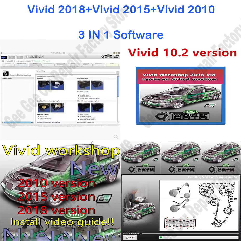 Workshop Tools Diagram - Software de Reparación de Automóviles Vivid