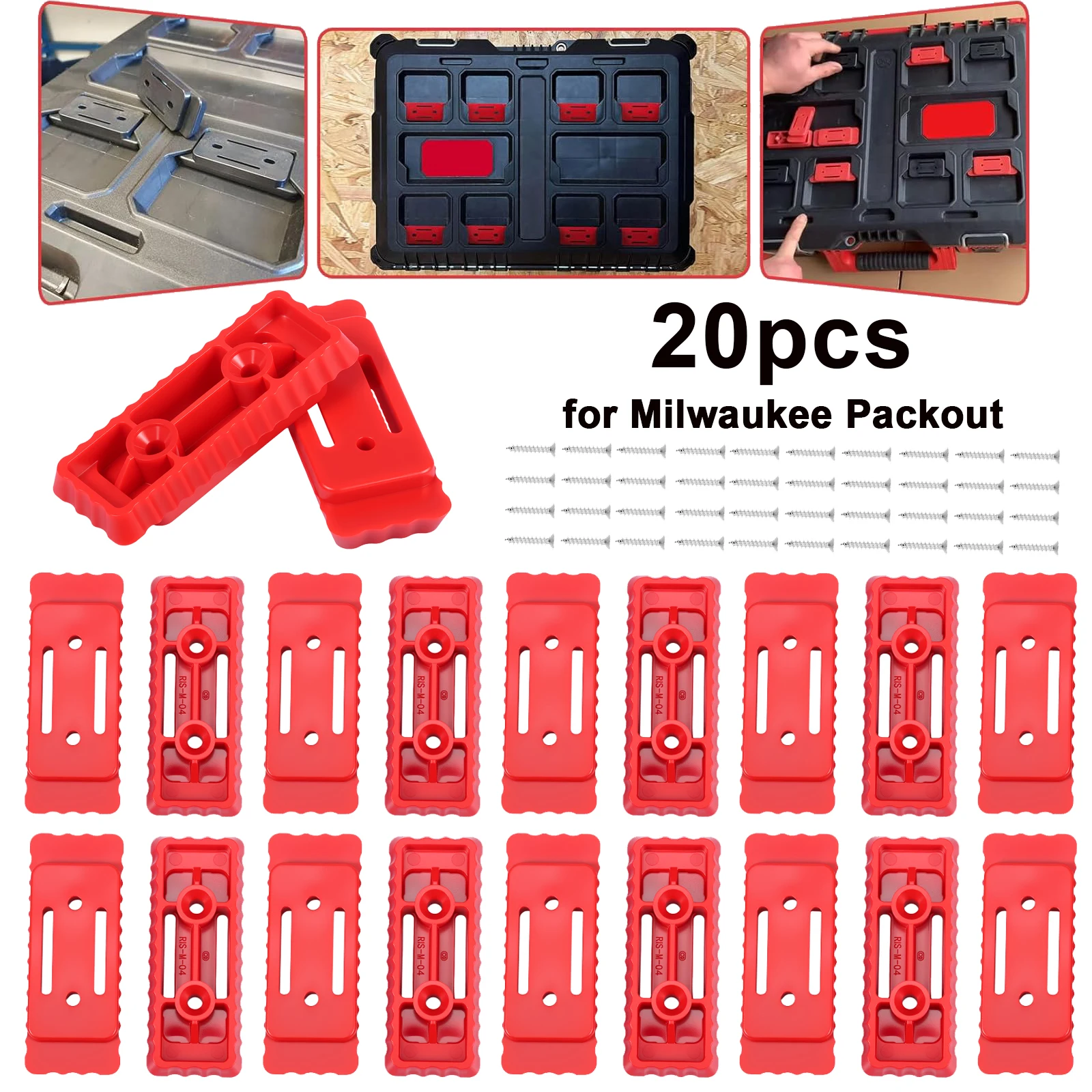 20 Piezas de Soportes de Monta - Tools In Electrical Workshop reseña y precio