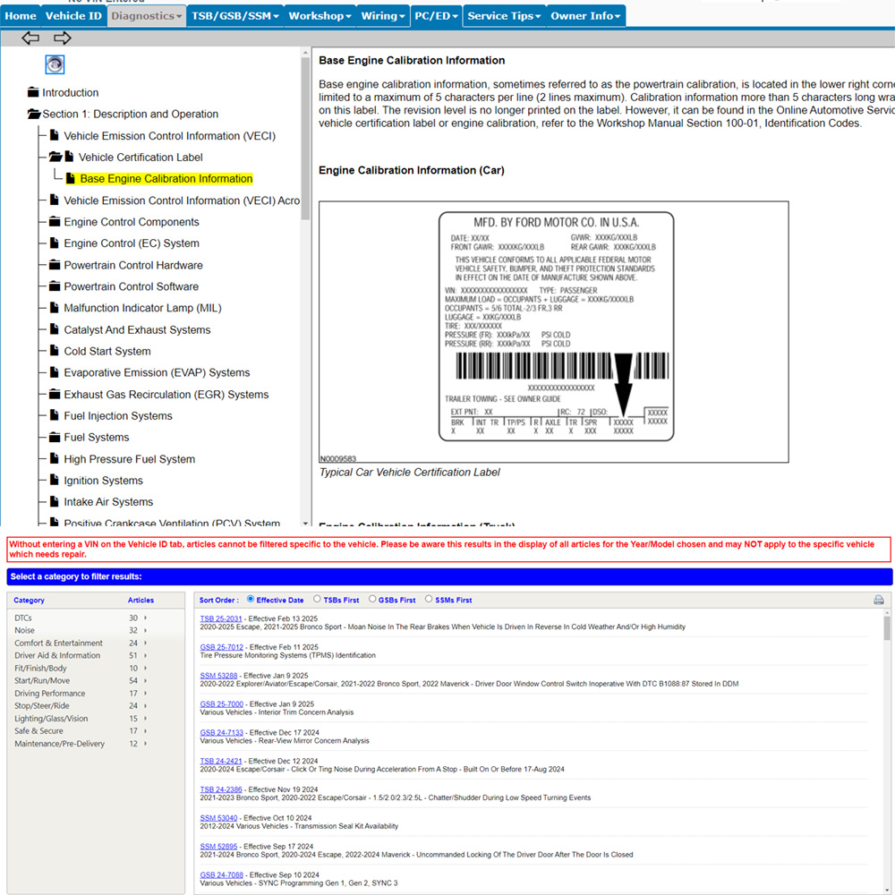 Software en Línea para Ford PT - Workshop Tools Diagram reseña y precio