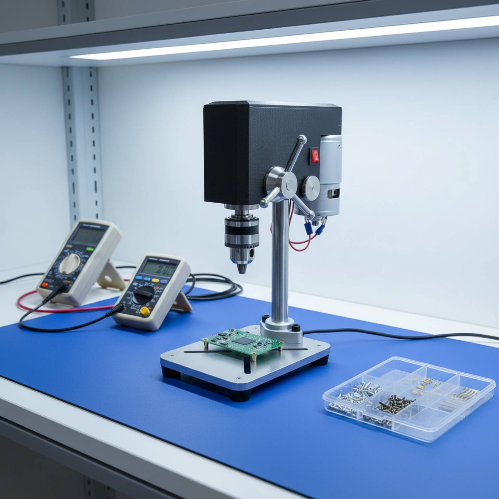Mini Taladro de Banco, Taladro - Drill Press Bench reseña y precio