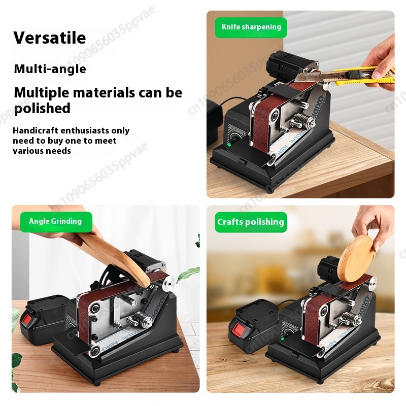 Mini amoladora de cinta inalám - Workshop Tools Knife Sharpener reseña y precio