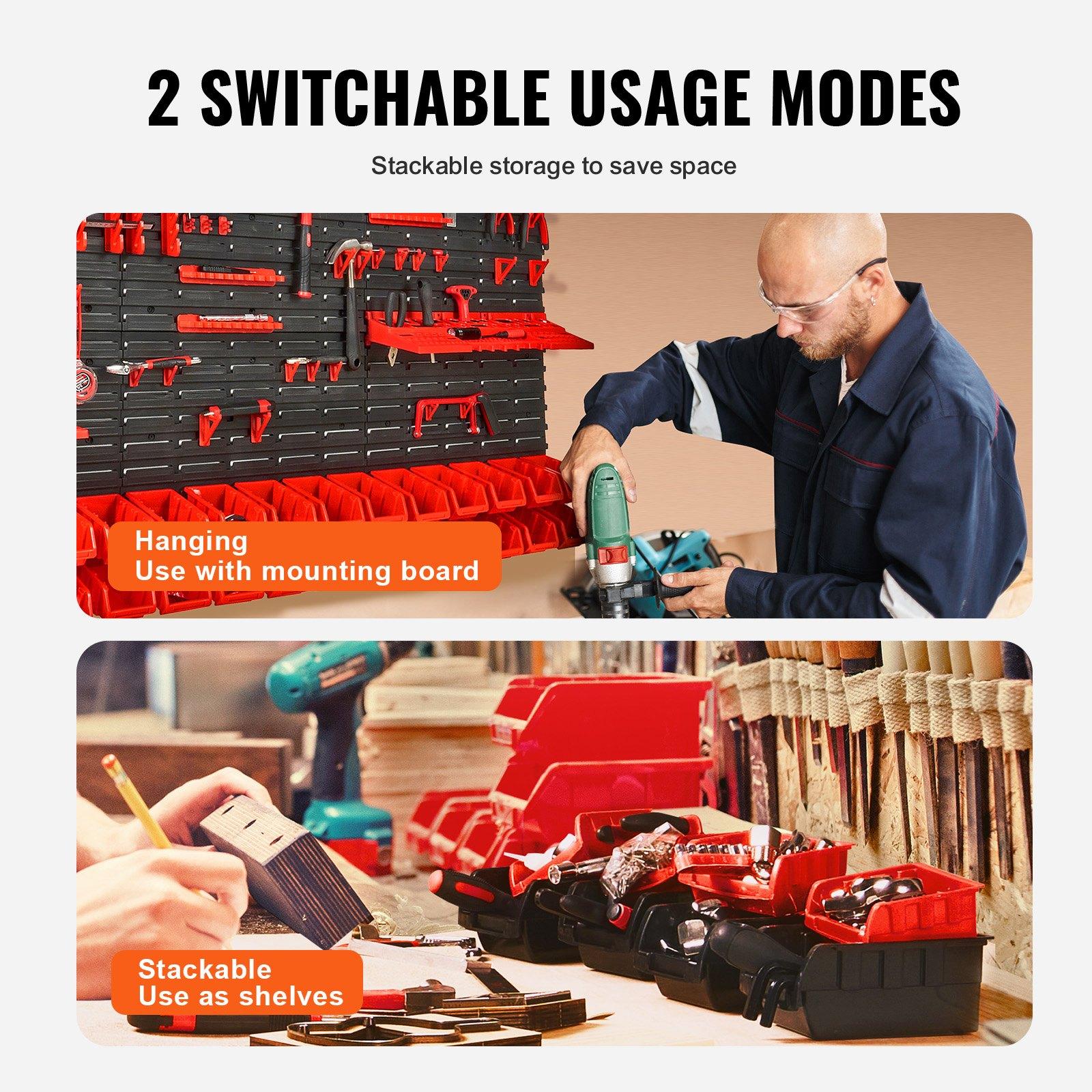 Organizador de Piezas de Plást - Workshop Tools Shelf reseña y precio