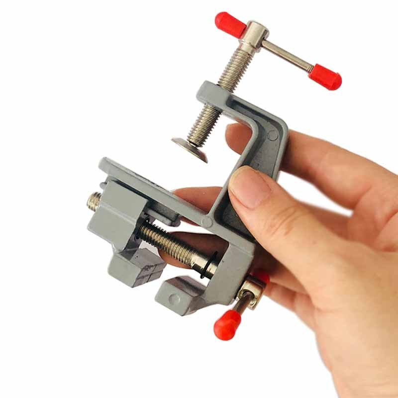 Mini abrazadera de mesa de alu - Drill Press Bench reseña y precio