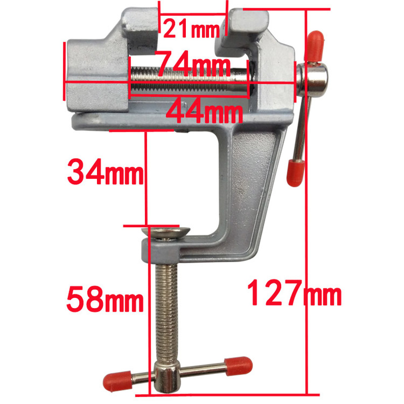 Mini abrazadera de mesa de alu - Drill Press Bench reseña y precio