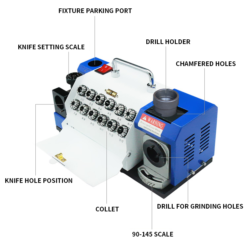 Afilador de brocas de 3-13 mm, - Workshop Tools Knife Sharpener reseña y precio