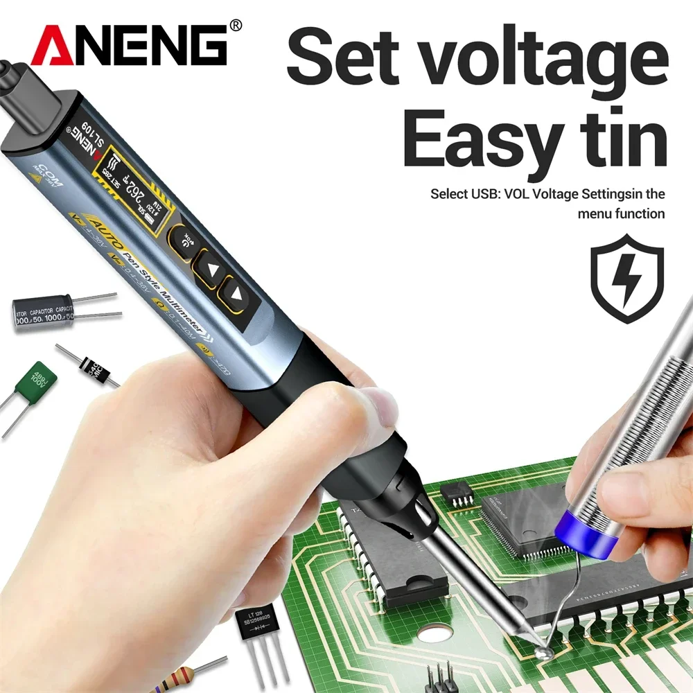 Soldador recargable ANENG SL10 - Tools Qc reseña y precio