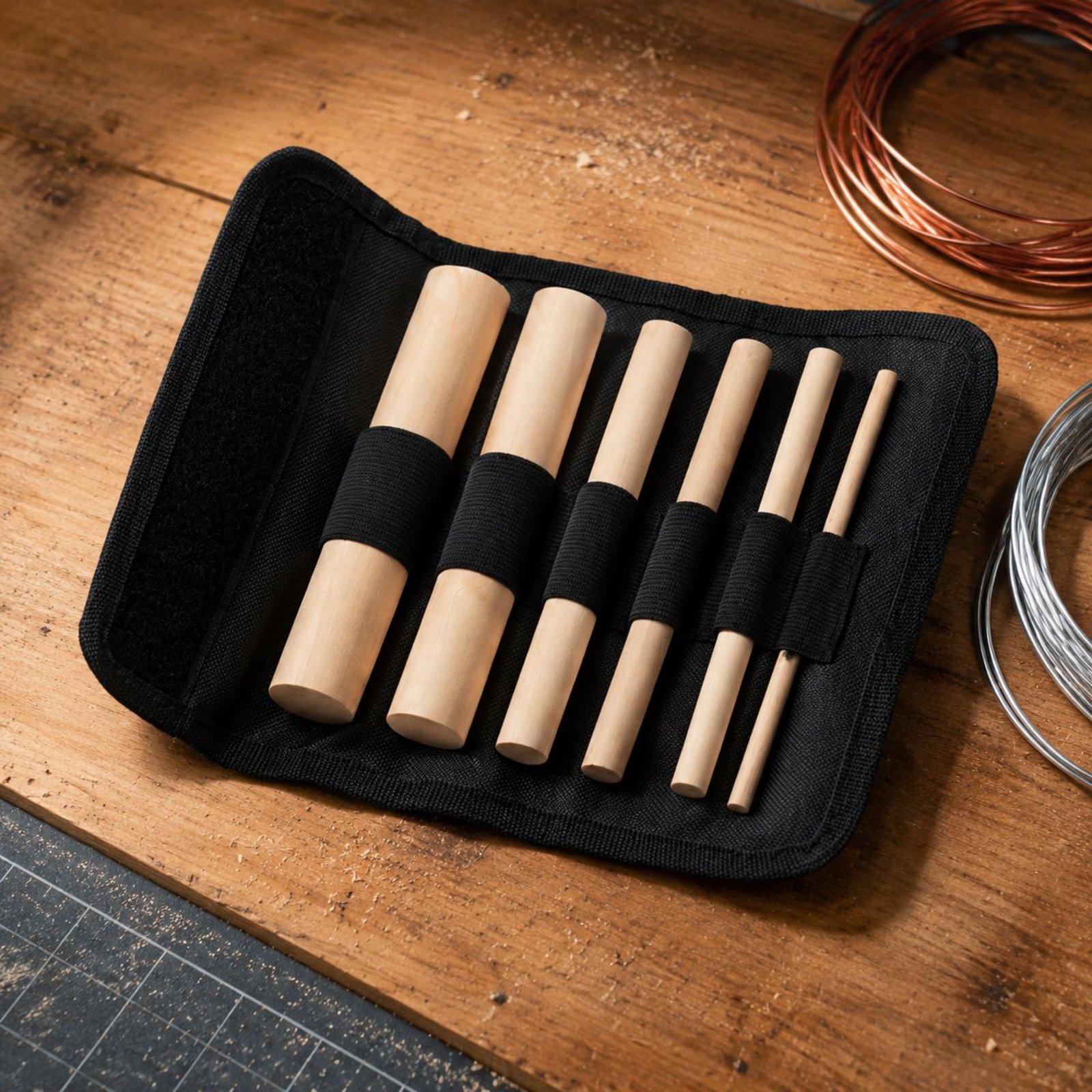 Juego de 6 mandriles de madera - Tools Jewelry Making reseña y precio