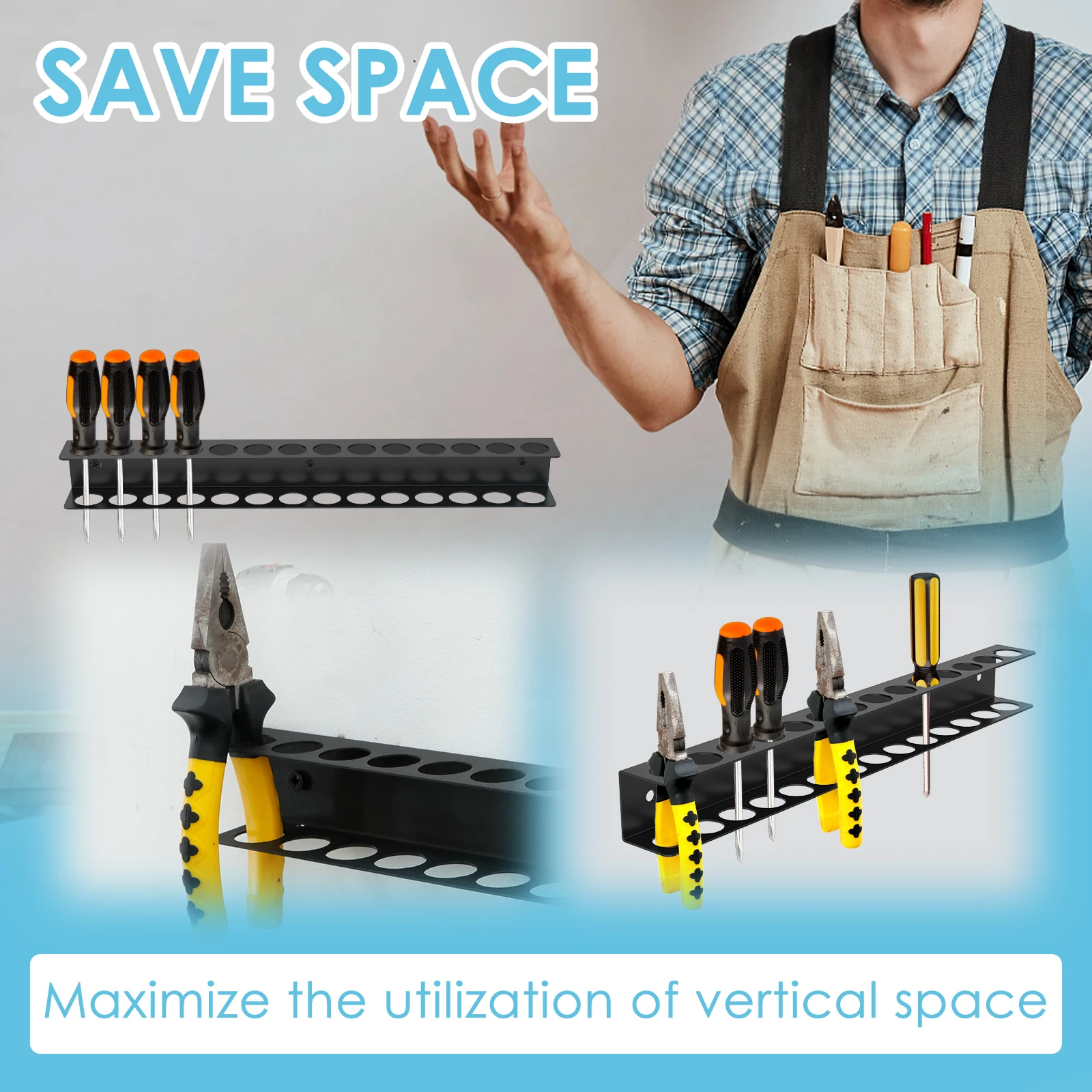 Soporte de pared de acero para - Workshop Tools Display reseña y precio