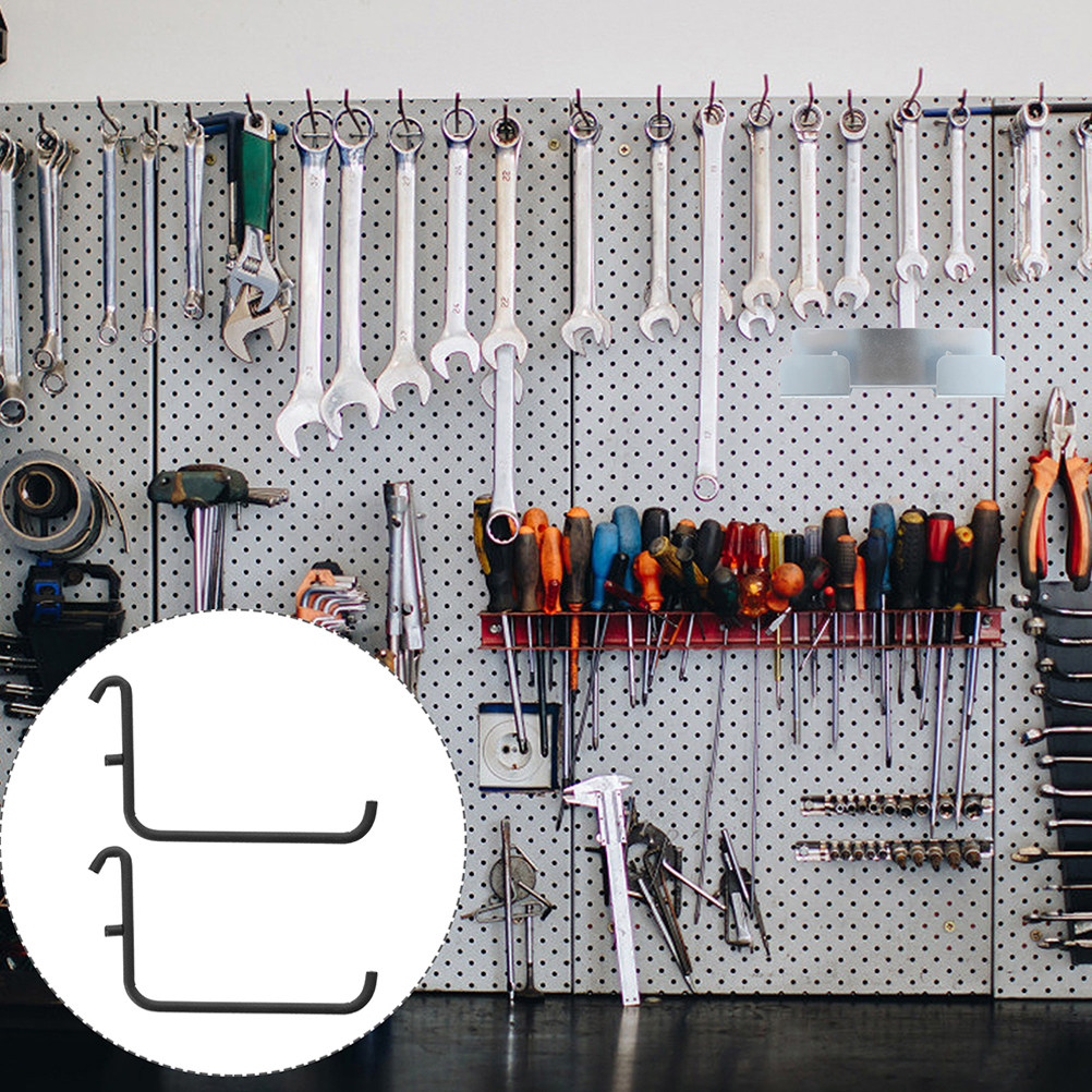3 Ganchos de hierro resistente - Workshop Tools Board reseña y precio