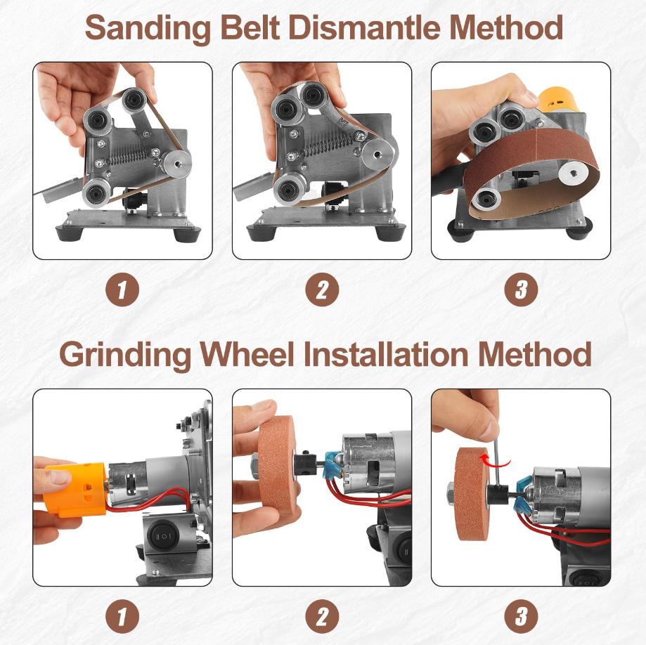 Mini lijadora de banda eléctri - Workshop Tools Knife Sharpener reseña y precio