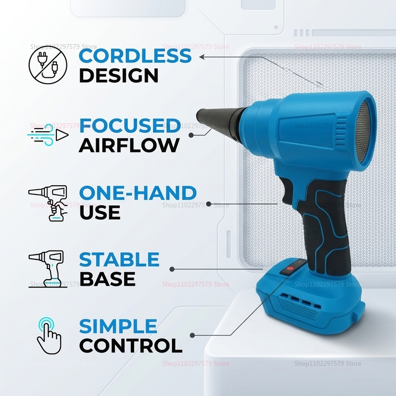 Soplador de Aire Inalámbrico d - Tools In Electrical Workshop reseña y precio