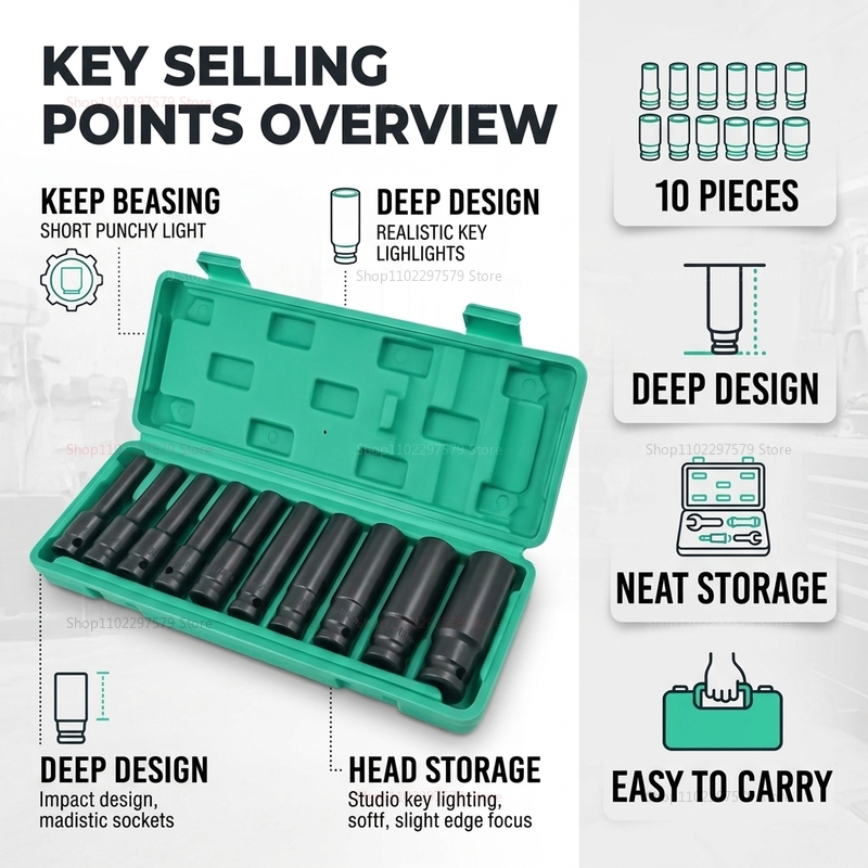 Juego de 10 Llaves de Tubo de  - Tools In Electrical Workshop reseña y precio