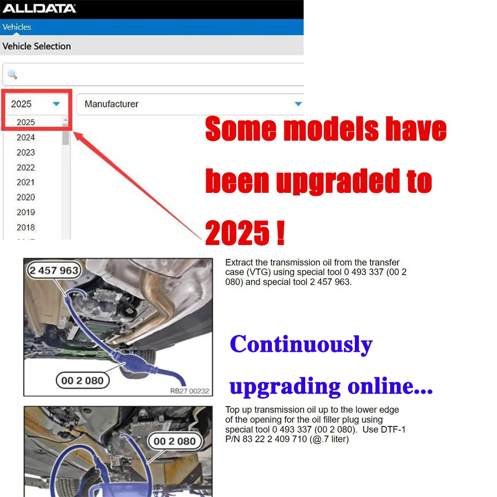 Software de Datos de Automóvil - Workshop Tools Diagram reseña y precio