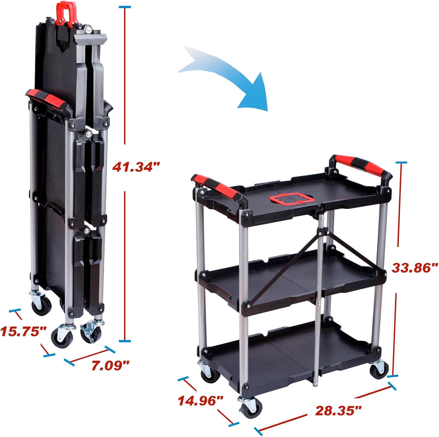 Carrito de Servicio Plegable d - Workshop Tools Shelf reseña y precio