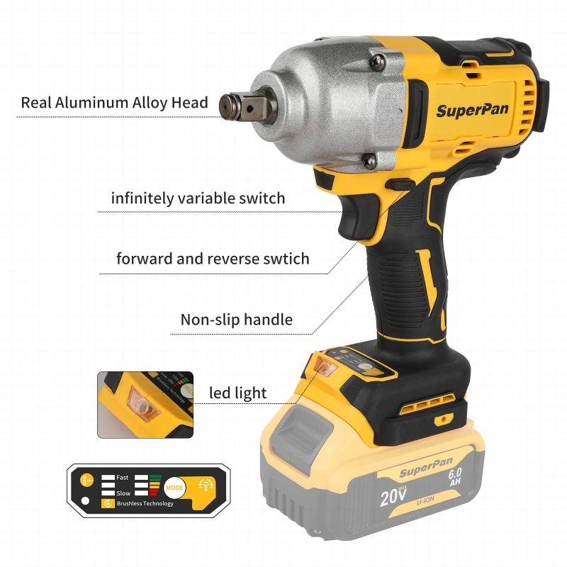 Llave de Impacto Inalámbrica d - Tools In Electrical Workshop reseña y precio
